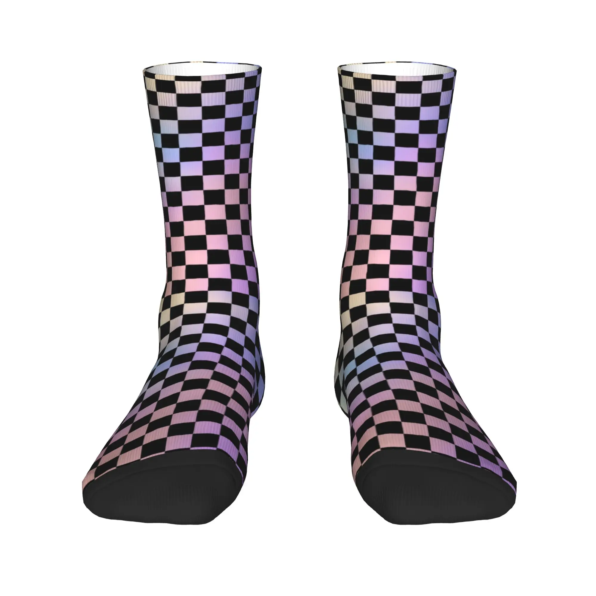 Fun Print Rainbow Checkers Checkerboard Socks for Women Men Stretch Summer Autumn Winter Crew Socks
Fun Print Rainbow Checkers Checkerboard Socks for Women Men Stretch Summer Autumn Winter Crew Socks