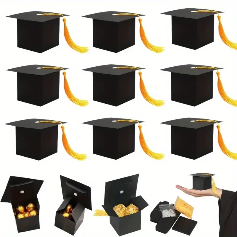 30pcs Black Doctor Hat Shaped Gift Box, Great Graduation Party ,Great for Ceremony Decorations, Graduation Party Decorations
30pcs Black Doctor Hat Shaped Gift Box, Great Graduation Party ,Great for Ceremony Decorations, Graduation Party Decorations