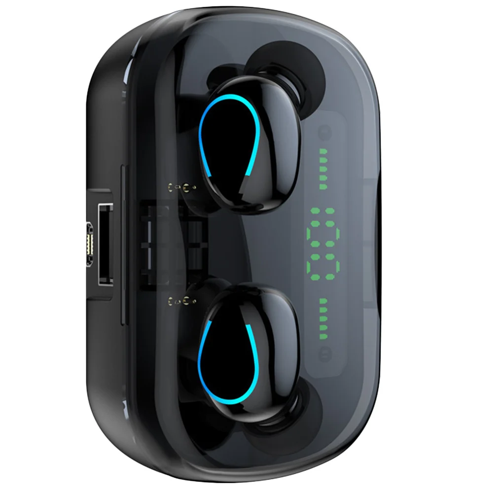 1Pcs Wireless Earphone Noise Cancelling Ipx7 Waterproof Earbuds 2000mAh Charging Case Heavy Bass Portable Headset Touch Control
1Pcs Wireless Earphone Noise Cancelling Ipx7 Waterproof Earbuds 2000mAh Charging Case Heavy Bass Portable Headset Touch Control