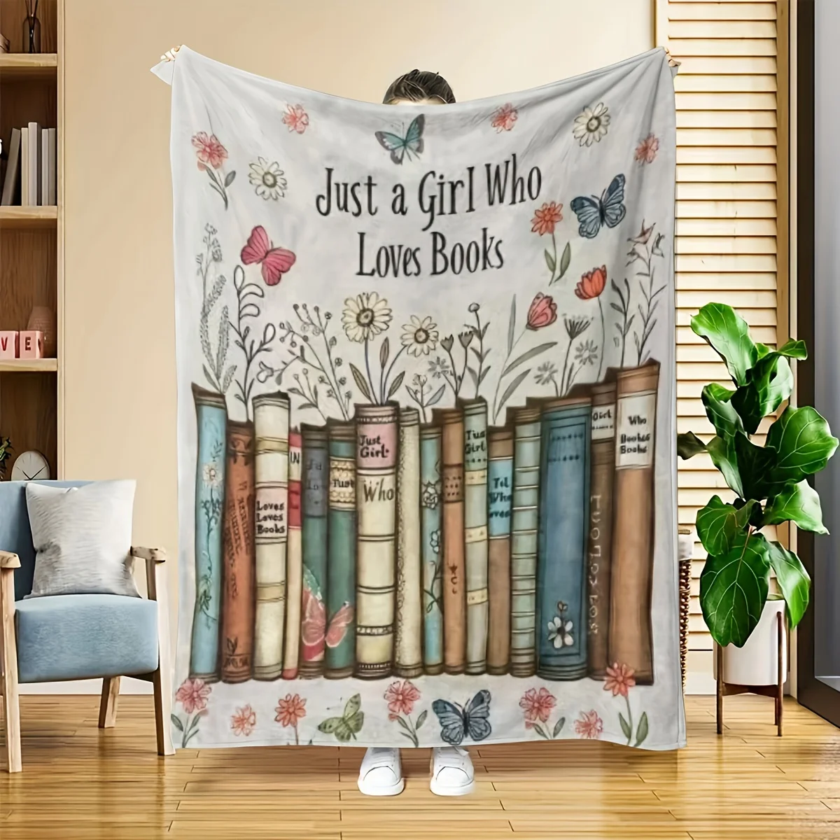 VIKAMA Book-Themed Flannel Blanket Soft and Suitable for Living Room Sofas, Bedrooms, and as a Swaddle Blanket for Newborns
VIKAMA Book-Themed Flannel Blanket Soft and Suitable for Living Room Sofas, Bedrooms, and as a Swaddle Blanket for Newborns