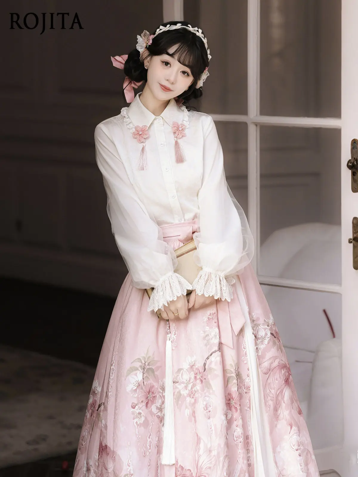 Original Improved Hanfu Women's Han Elements New Chinese Style Shawl Top Half Skirt Daily Suit Spring Top + Skirt + Shawl
Original Improved Hanfu Women's Han Elements New Chinese Style Shawl Top Half Skirt Daily Suit Spring Top + Skirt + Shawl