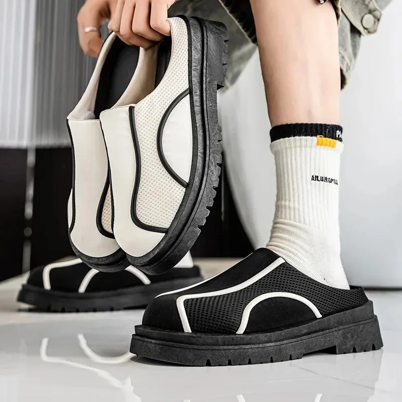2026 Summer Men Slippers Classic Outdoor Slip-on Canvas Shoes Men Light Breathable Flat Loafers Soft Indoor Home Casual Slippers
2026 Summer Men Slippers Classic Outdoor Slip-on Canvas Shoes Men Light Breathable Flat Loafers Soft Indoor Home Casual Slippers