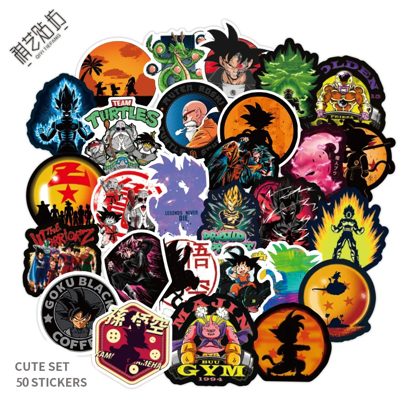 50pcs Japanese Anime Dragon Ball Stickers Luggage Suitcase Skateboard Laptop Graffiti DIY Stickers
50pcs Japanese Anime Dragon Ball Stickers Luggage Suitcase Skateboard Laptop Graffiti DIY Stickers