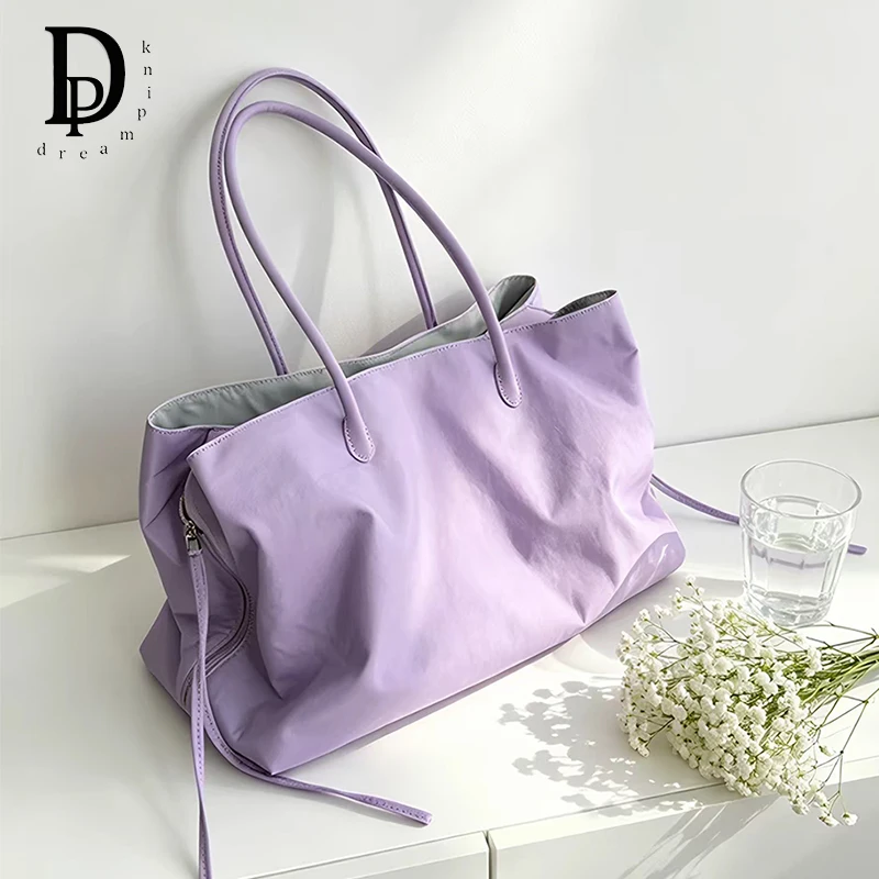 Large Capacity Lightweight Nylon Tote Bag Woman Casual Simple Laptop Bag Briefcase Travel Weekend Bag Zipper Shopping Bag Duffel
Large Capacity Lightweight Nylon Tote Bag Woman Casual Simple Laptop Bag Briefcase Travel Weekend Bag Zipper Shopping Bag Duffel
