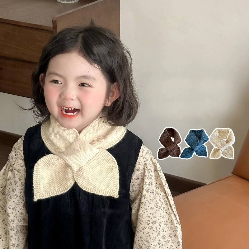 New Autumn and Winter Children's Scarf Cute Baby Warm Knitted Scarf Fashion Boys and Girls Cross Neck Scarf
New Autumn and Winter Children's Scarf Cute Baby Warm Knitted Scarf Fashion Boys and Girls Cross Neck Scarf
