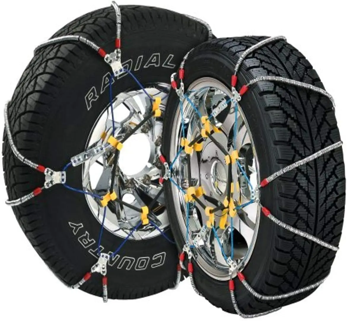 Heavy Duty Tire Traction Chain for Trucks and SUVs - Set of 2, 8mm
Heavy Duty Tire Traction Chain for Trucks and SUVs - Set of 2, 8mm