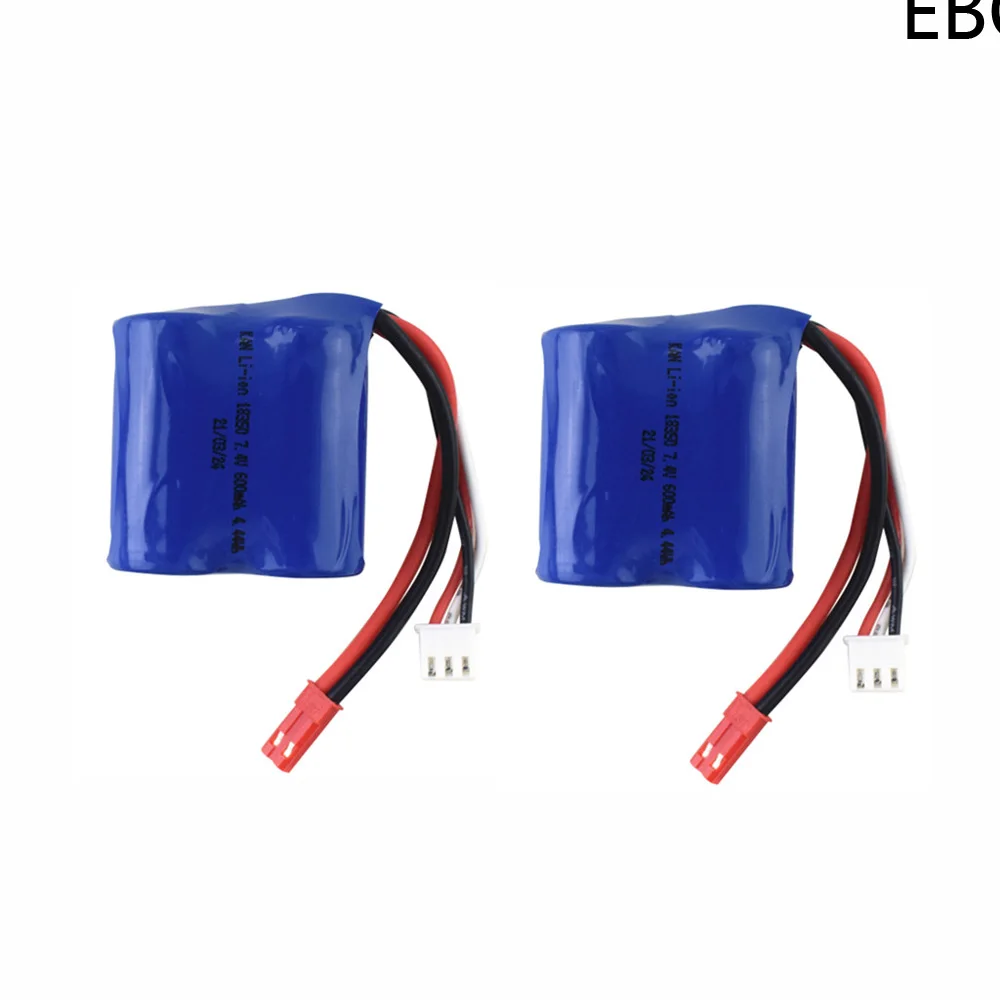 2pcs * EBOYU 7.4V 600mAh Li-ion Battery JST Connector Replacement battery for EB02 RC Boat HighSpeed Boat Li Battery
2pcs * EBOYU 7.4V 600mAh Li-ion Battery JST Connector Replacement battery for EB02 RC Boat HighSpeed Boat Li Battery