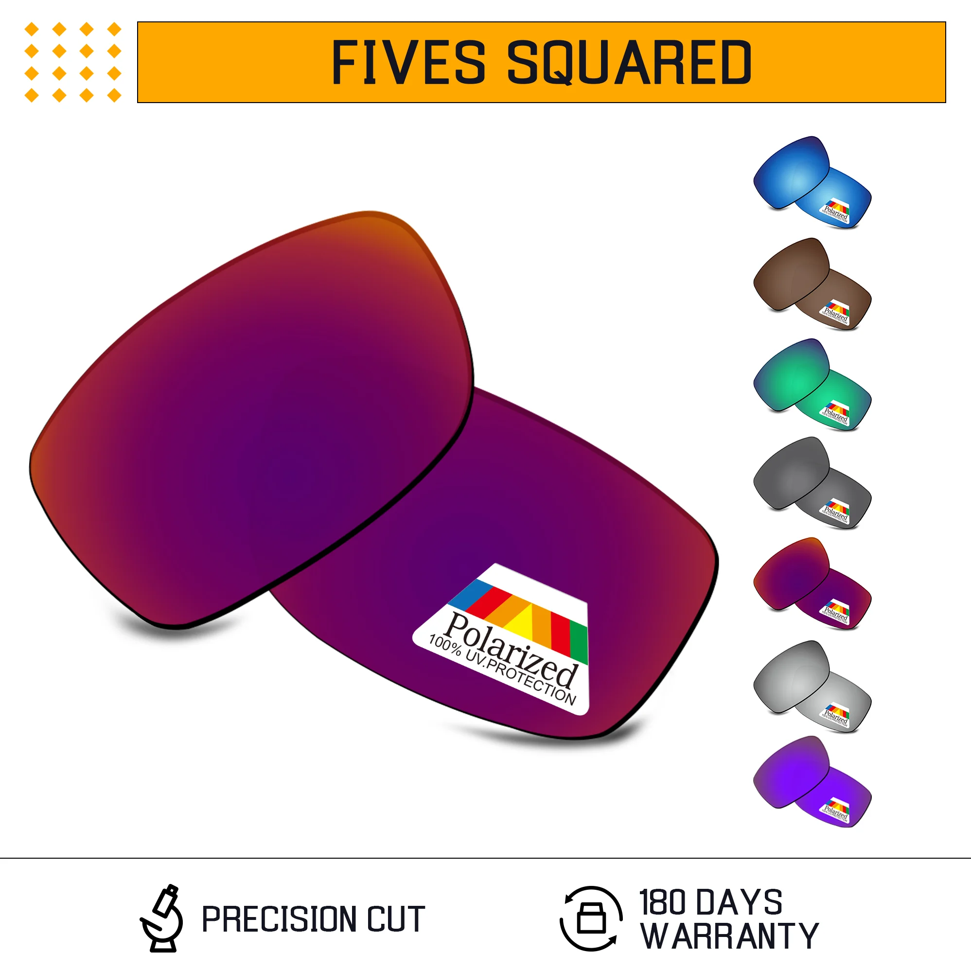 Rarayvix Polarized Replacement Lenses UV400 Protective for Oakley Fives Squared OO9238 54mm Sunglasses
Rarayvix Polarized Replacement Lenses UV400 Protective for Oakley Fives Squared OO9238 54mm Sunglasses