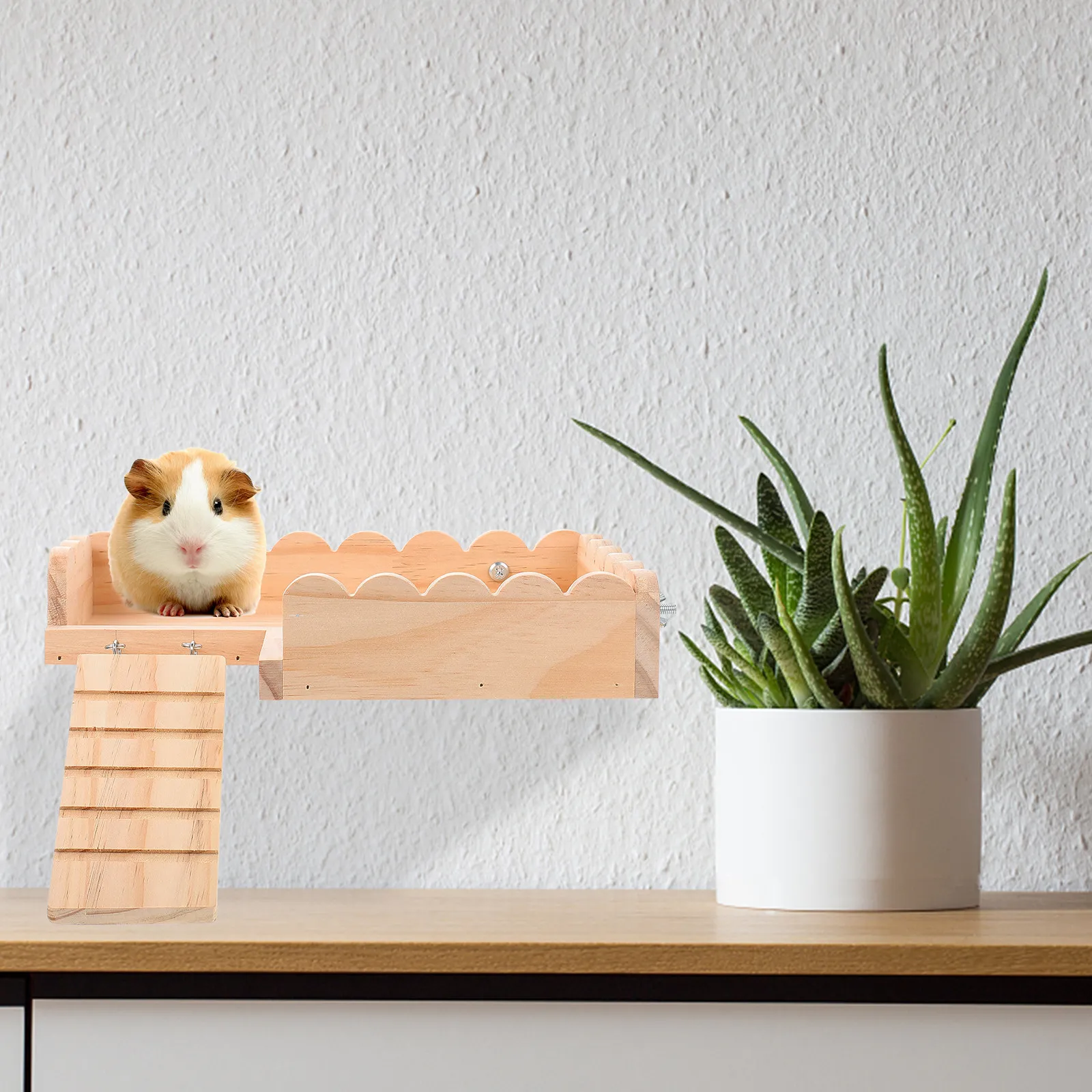 Wood Hamster Platform Guinea Pig Cage Ladder Screw Mount Stable Small Natural Wood Hamster Cage Accessories
Wood Hamster Platform Guinea Pig Cage Ladder Screw Mount Stable Small Natural Wood Hamster Cage Accessories