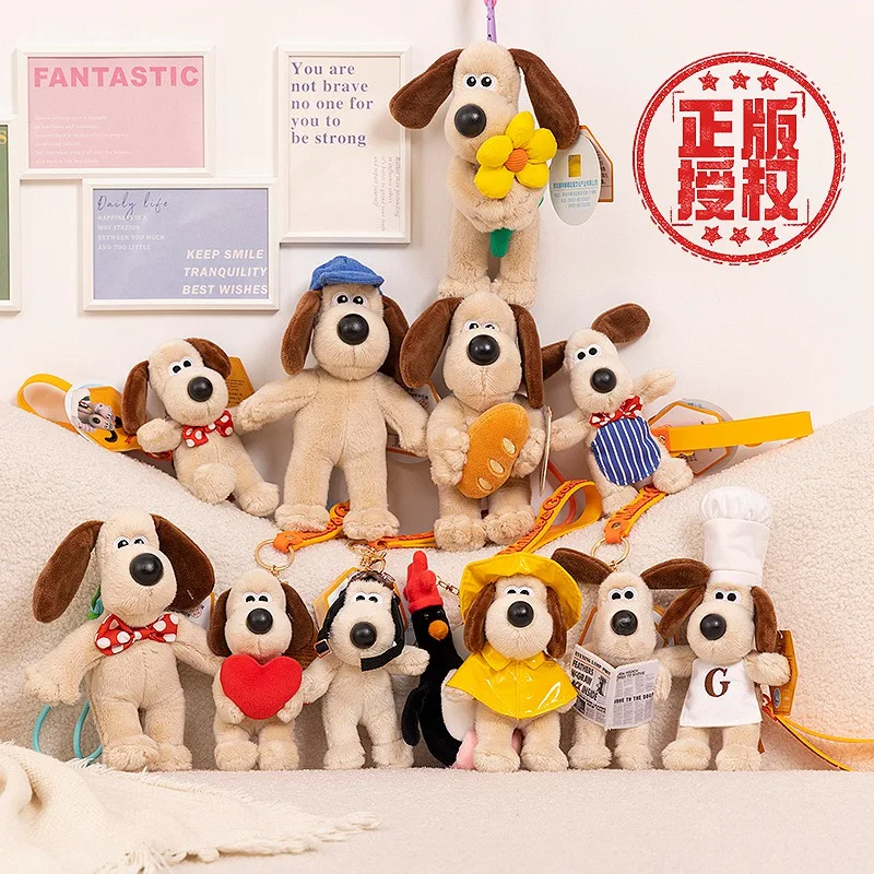 Оригинальная кукла Wallace Gromit с биркой Kawaii Gromit Wallace, сумка, подвеска с мультяшными собаками, брелок для ключей, милые мягкие куклы-щенок, подарки
Оригинальная кукла Wallace Gromit с биркой Kawaii Gromit Wallace, сумка, подвеска с мультяшными собаками, брелок для ключей, милые мягкие куклы-щенок, подарки