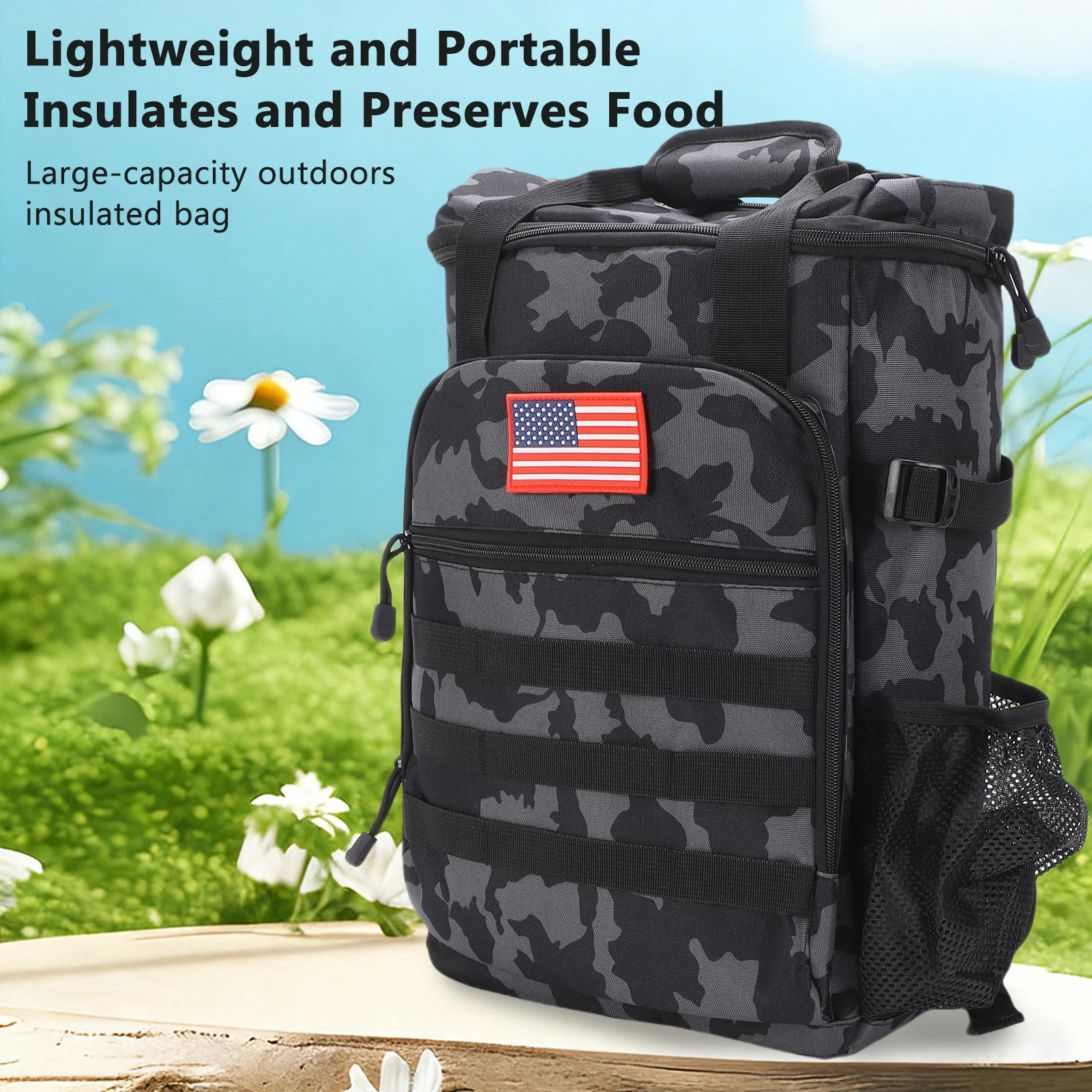 Picnic Cooler Backpack 36L Large Capacity Leakproof Insulated Bag for Camping Hiking Travel Waterproofing Camping Backpack
Picnic Cooler Backpack 36L Large Capacity Leakproof Insulated Bag for Camping Hiking Travel Waterproofing Camping Backpack