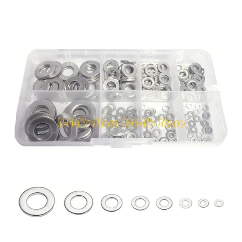 Y1AD 180 шт. большие плоские шайбы из нержавеющей стали 304, большие простые шайбы, прокладки 2/2,5/3/4/5/6/8/10 мм, шайба,
Y1AD 180 шт. большие плоские шайбы из нержавеющей стали 304, большие простые шайбы, прокладки 2/2,5/3/4/5/6/8/10 мм, шайба,