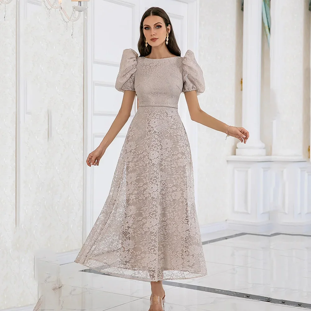 Customized Exquisite Lace Mother Of Bride Dresses Appliques Short Sleeves Tea-Length Mom Gowns Simple Scoop Neck A-Line Wedding
Customized Exquisite Lace Mother Of Bride Dresses Appliques Short Sleeves Tea-Length Mom Gowns Simple Scoop Neck A-Line Wedding