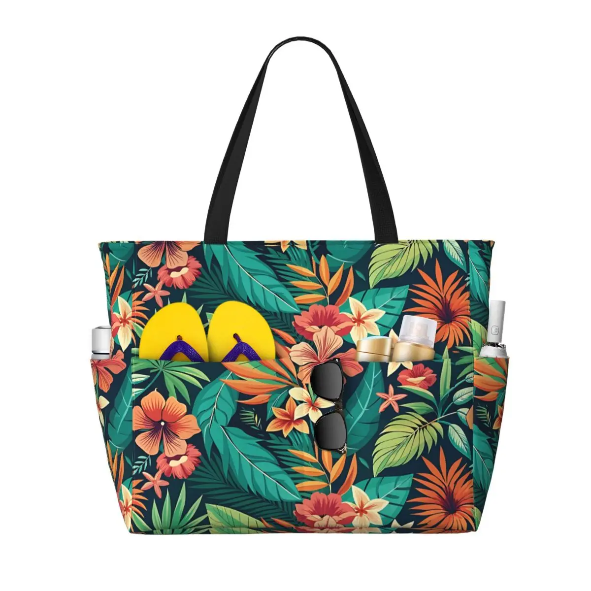 Large Capacity BeachTravel Bag Tropical Leaf Flowers Male Female Large-Capacity Hand Luggage Bag
Large Capacity BeachTravel Bag Tropical Leaf Flowers Male Female Large-Capacity Hand Luggage Bag