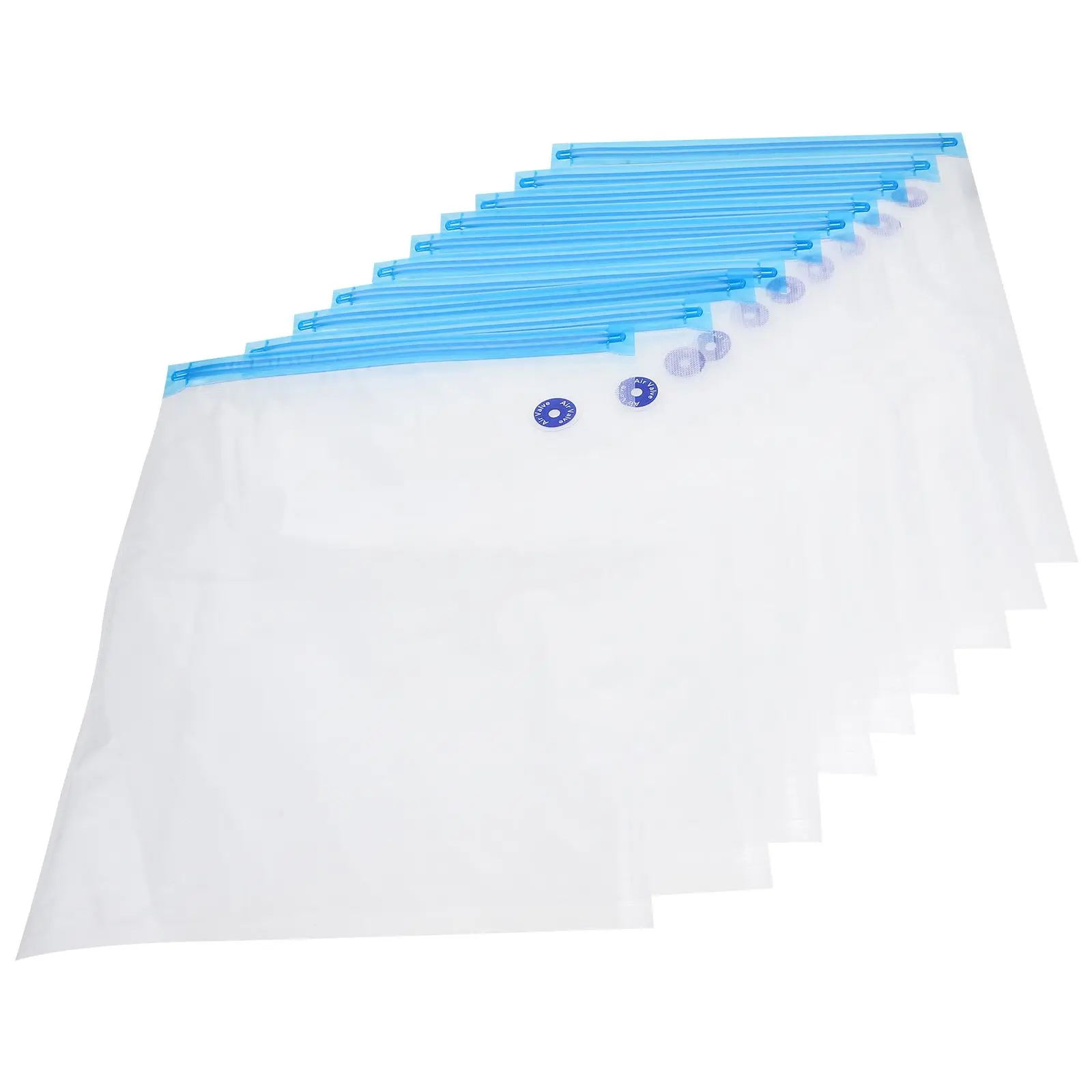10 Pcs Vacuum Sealer Bags 26cmx34cm Blue Large Reusable Food Storage Kitchen Refrigerator Fruit Preservation
10 Pcs Vacuum Sealer Bags 26cmx34cm Blue Large Reusable Food Storage Kitchen Refrigerator Fruit Preservation