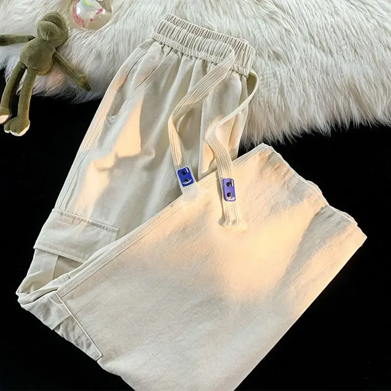 High Waist Streetwear Women Cargo Pants Y2K Summer Fashion Big Pocket Loose Wide Leg Pants Bf Hip Hop All-Match Casual Trousers
High Waist Streetwear Women Cargo Pants Y2K Summer Fashion Big Pocket Loose Wide Leg Pants Bf Hip Hop All-Match Casual Trousers