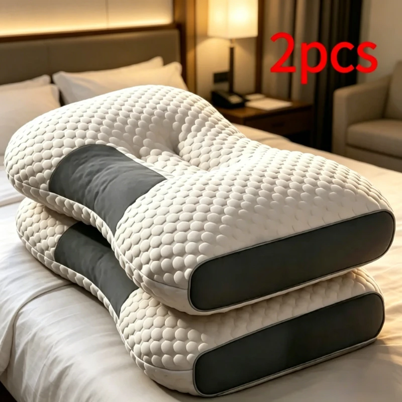 2pcs 3D Knitted SPA Massage Bean Pillow Water Cube Design Hotel Quality Pillow Core Non-collapsible for Neck Pain Relief
2pcs 3D Knitted SPA Massage Bean Pillow Water Cube Design Hotel Quality Pillow Core Non-collapsible for Neck Pain Relief