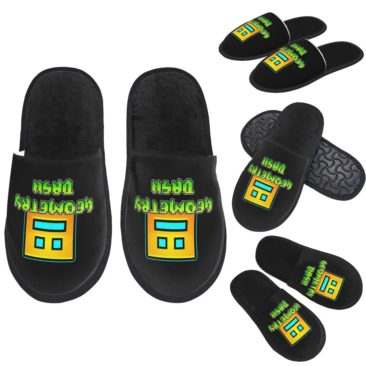 Custom Geometry Dash Slippers Memory Foam Warm Soft Women House Slipper Bedroom Cozy Shoes
Custom Geometry Dash Slippers Memory Foam Warm Soft Women House Slipper Bedroom Cozy Shoes