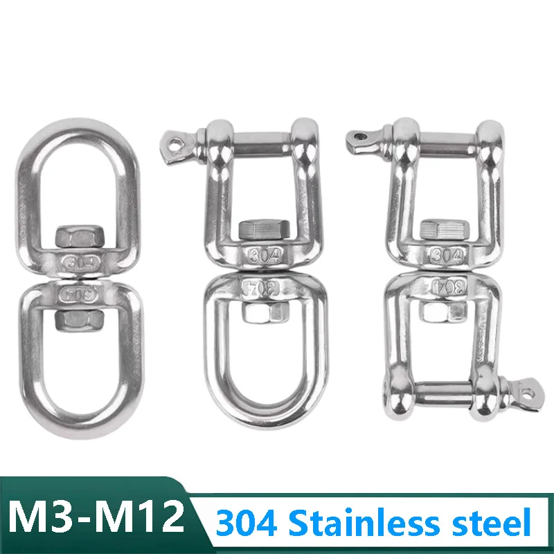 304 Stainless Steel Double Ended Swivel 360° Snap Hook Ring Connector M3-M20 Jaw Swivel Anchor Connector карабин 고리 후크
304 Stainless Steel Double Ended Swivel 360° Snap Hook Ring Connector M3-M20 Jaw Swivel Anchor Connector карабин 고리 후크