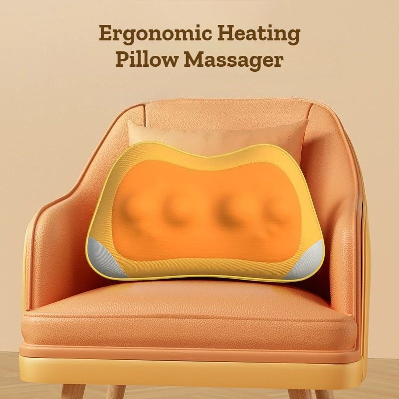 Ergonomic Heating Pillow Massager Multifunctional Vibrating Wireless Portable Neck Massage Pillow Relaxation Treatment Equipment
Ergonomic Heating Pillow Massager Multifunctional Vibrating Wireless Portable Neck Massage Pillow Relaxation Treatment Equipment