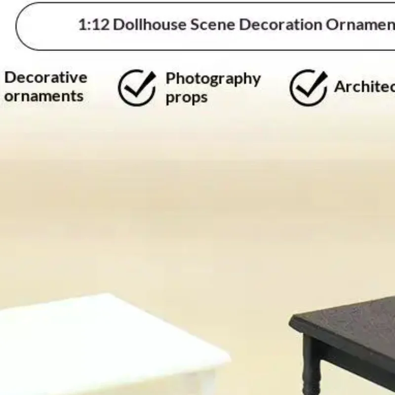 1/12 Dollhouse Simulation Square Tea Table Model Dollhouse Living Room Furniture Decoration Dolls House DIY Accessories
1/12 Dollhouse Simulation Square Tea Table Model Dollhouse Living Room Furniture Decoration Dolls House DIY Accessories