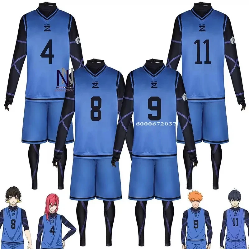 ABC123Blue Lock Anime Cosplay-Isagi Yoichi, Nagi, Chigiri, Kunigami Rensuke Bachira Meguru Football Club Jumpsuit Sportx,3;b'2.
ABC123Blue Lock Anime Cosplay-Isagi Yoichi, Nagi, Chigiri, Kunigami Rensuke Bachira Meguru Football Club Jumpsuit Sportx,3;b'2.