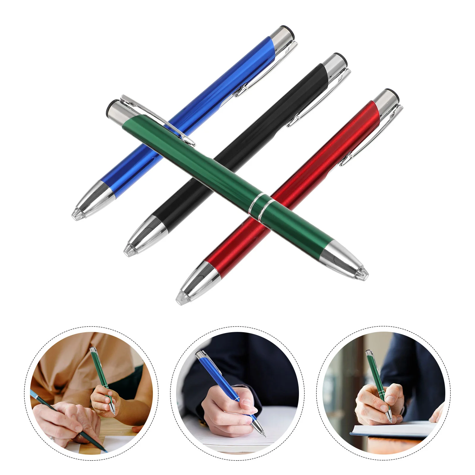 LED Light Metal Touch Ballpoint Pen Multi-function Portable Writing With Pens Stylus
LED Light Metal Touch Ballpoint Pen Multi-function Portable Writing With Pens Stylus