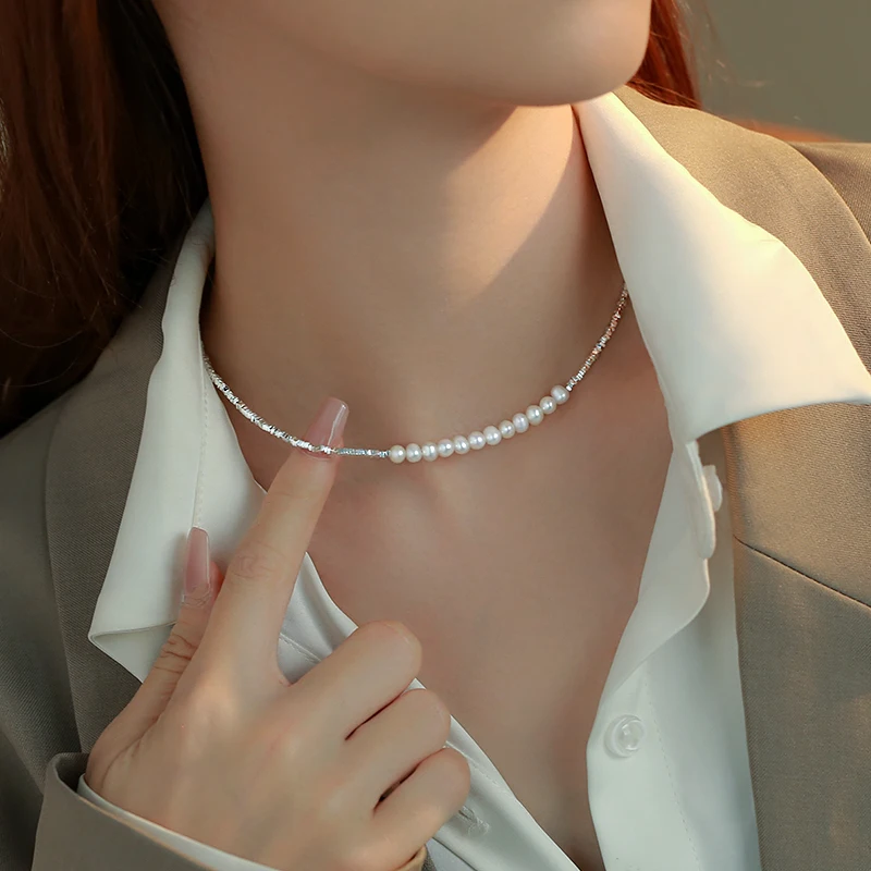 Lii Ji Real Pearl Sparkle Hematite Choker Necklace 925 Sterling Silver Boho Women Jewelry 
Lii Ji Real Pearl Sparkle Hematite Choker Necklace 925 Sterling Silver Boho Women Jewelry