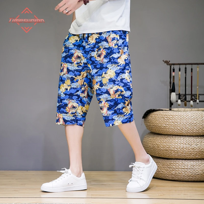 Chinese Style Sports Pants New Arrival Dragon Pants Capri Pants Men's Casual Pants Summer Hawaii Loose plus size Shorts
Chinese Style Sports Pants New Arrival Dragon Pants Capri Pants Men's Casual Pants Summer Hawaii Loose plus size Shorts