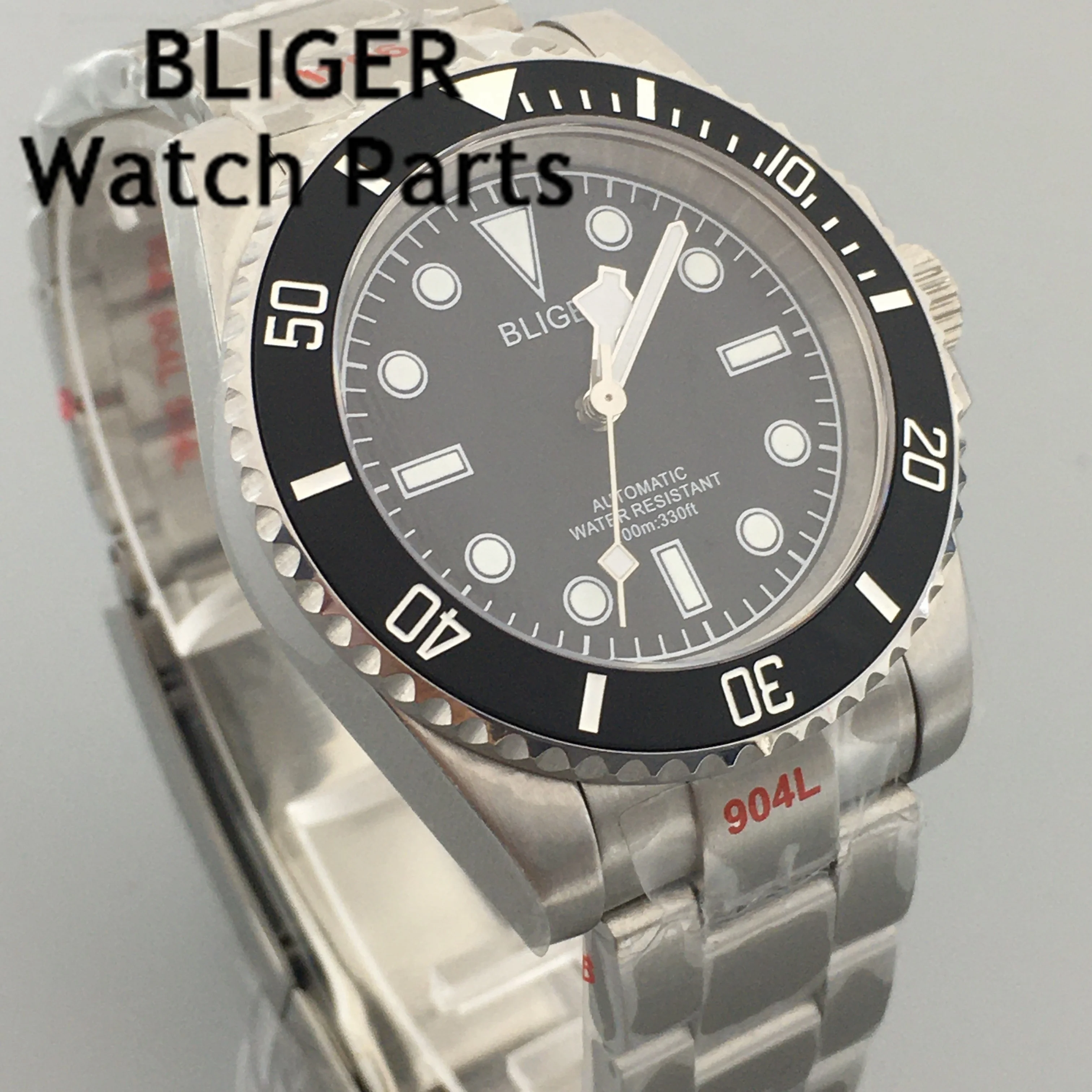 BLIGER 40mm Automatic Watch For Men NH35A Mingzhu Miyota PT5000 Movet Sapphire Black Dial White Yellow Time Mark Lume Oyster Str
BLIGER 40mm Automatic Watch For Men NH35A Mingzhu Miyota PT5000 Movet Sapphire Black Dial White Yellow Time Mark Lume Oyster Str