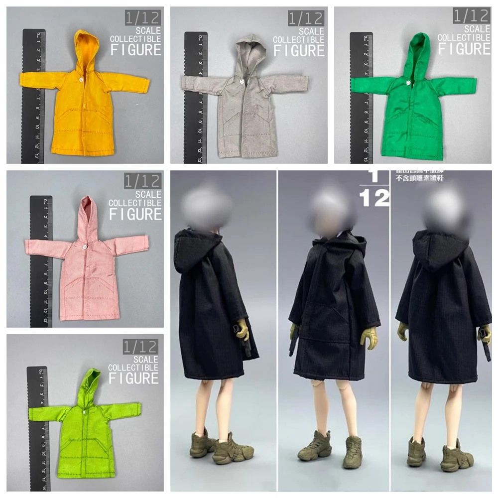 Hooded shirt Coat 1/12 Scale Jacket Long Outfit Windbreaker female CLothes Anime Model Fit 6 '' DAM 3A Soldier Action Figure
Hooded shirt Coat 1/12 Scale Jacket Long Outfit Windbreaker female CLothes Anime Model Fit 6 '' DAM 3A Soldier Action Figure