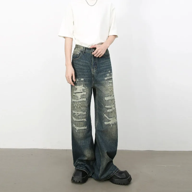 KIDWHXR Man Jeans American Street Contrast Color Hole Male Straight-leg Pant Fashion Loose Washed Casual Versatile Men Trousers
KIDWHXR Man Jeans American Street Contrast Color Hole Male Straight-leg Pant Fashion Loose Washed Casual Versatile Men Trousers