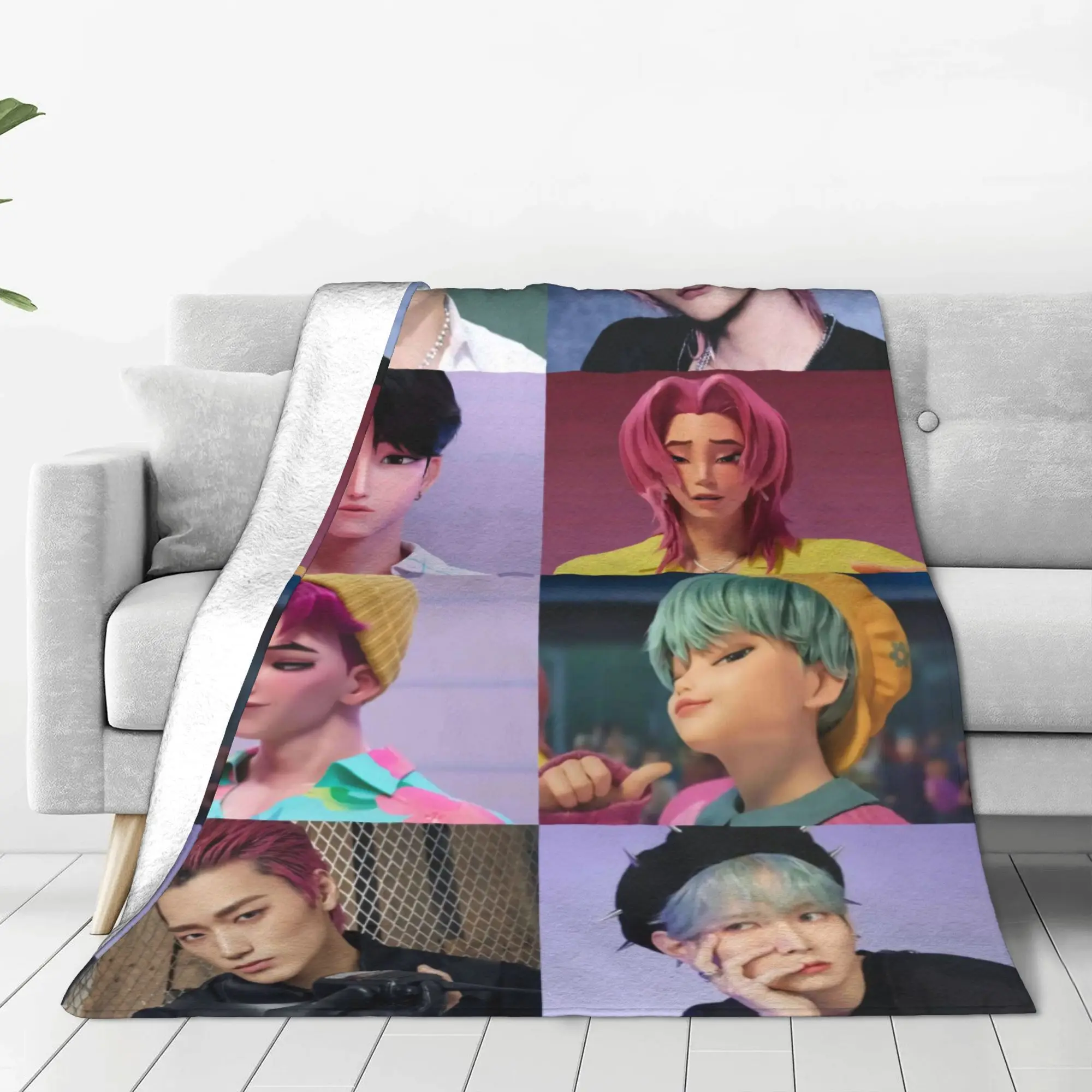 As kpop Demon Hunters Characters Plush Blanket Children Flannel Bedding Throws For Couch Chair Warm Custom Quality Bedspread
As kpop Demon Hunters Characters Plush Blanket Children Flannel Bedding Throws For Couch Chair Warm Custom Quality Bedspread