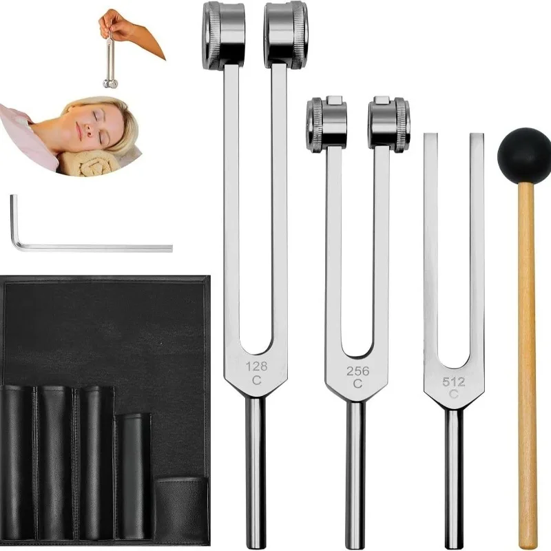 Professional Tuning Fork Set 128C/256C/512C HZ Tuning Forks Diapason Chakra Instrument Schumann Resonance Percussion Instrument
Professional Tuning Fork Set 128C/256C/512C HZ Tuning Forks Diapason Chakra Instrument Schumann Resonance Percussion Instrument