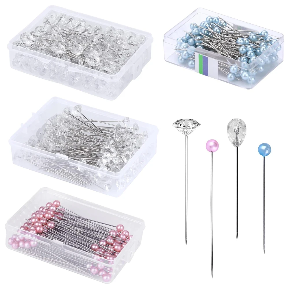 400pcs Corsage Bouquet Pins Diamond Rhinestones Crystal Head Pins Sewing Pins Quilting Pins for Fabric Wedding Sewing DIY Craft
400pcs Corsage Bouquet Pins Diamond Rhinestones Crystal Head Pins Sewing Pins Quilting Pins for Fabric Wedding Sewing DIY Craft