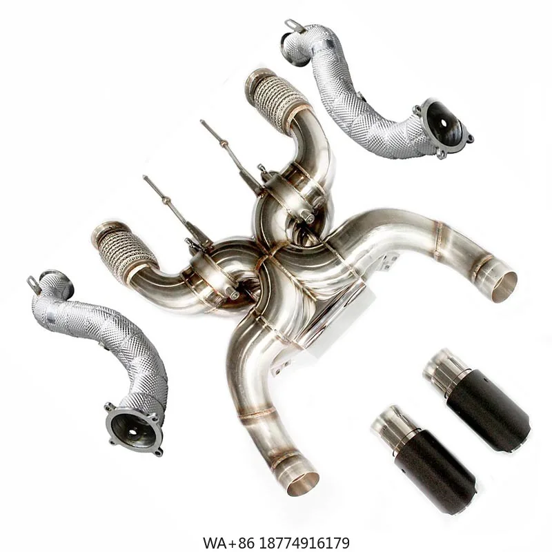 Индивидуальная выхлопная труба Catback для 720s 4.0 2017-2019 Ss304, система глушителя выхлопной трубы, наконечники из углеродного волокна
Индивидуальная выхлопная труба Catback для 720s 4.0 2017-2019 Ss304, система глушителя выхлопной трубы, наконечники из углеродного волокна