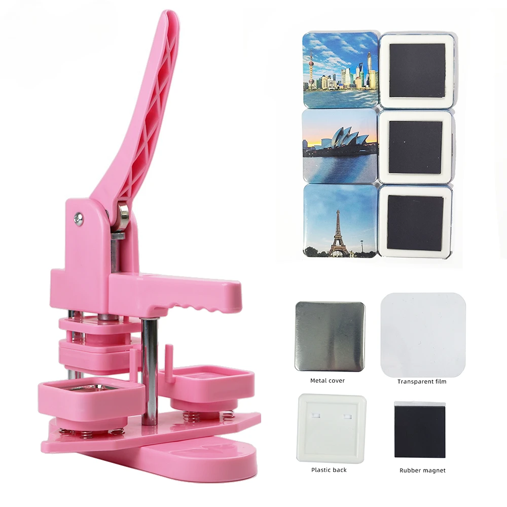 50mm 2inch Square Photo Fridge Magnet Making Machine Kit Including 100 Pcs Magnet Consumables Button Making Machine
50mm 2inch Square Photo Fridge Magnet Making Machine Kit Including 100 Pcs Magnet Consumables Button Making Machine