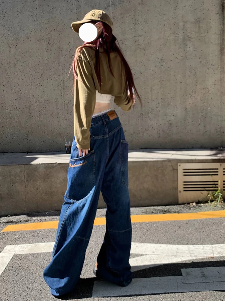 plus Size American Sle Denim Jeans Women's Spring Autumn Loose High Waist Slim Straight Wide Leg Pants Pear ape Body
plus Size American Sle Denim Jeans Women's Spring Autumn Loose High Waist Slim Straight Wide Leg Pants Pear ape Body
