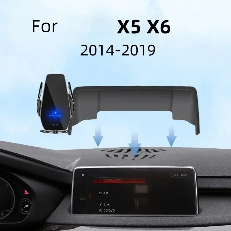 2014-2019 для BMW X5 F15 X6 F16 автомобильный экран держатель телефона беспроводное зарядное устройство модификация навигации интерьер 10,3 дюйма размер
2014-2019 для BMW X5 F15 X6 F16 автомобильный экран держатель телефона беспроводное зарядное устройство модификация навигации интерьер 10,3 дюйма размер