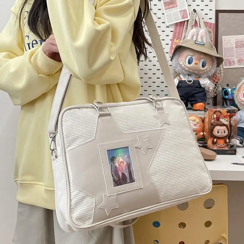 2025 New Double-Sided Pain-Free School Bag Casual Commuter Single-oulder Large Capaci Daily Use Canvas Crossbody Bag
2025 New Double-Sided Pain-Free School Bag Casual Commuter Single-oulder Large Capaci Daily Use Canvas Crossbody Bag