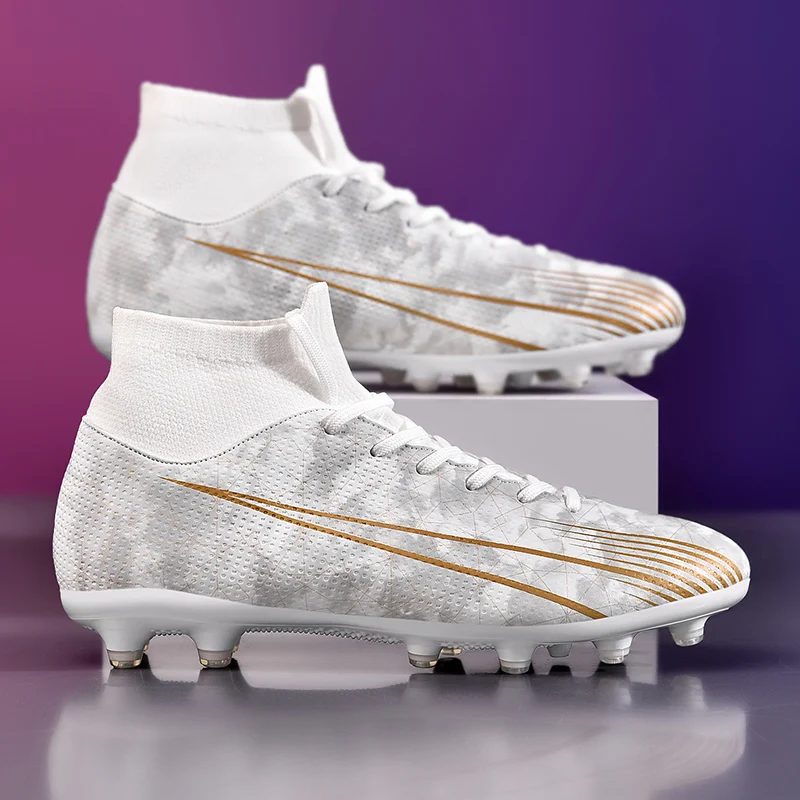 2024 Men's Soccer Shoes Large Size Ultralight Football Boots Boys Sneakers Non-Slip AG/TF Soccer Cleats Ankle Boots Unisex
2024 Men's Soccer Shoes Large Size Ultralight Football Boots Boys Sneakers Non-Slip AG/TF Soccer Cleats Ankle Boots Unisex