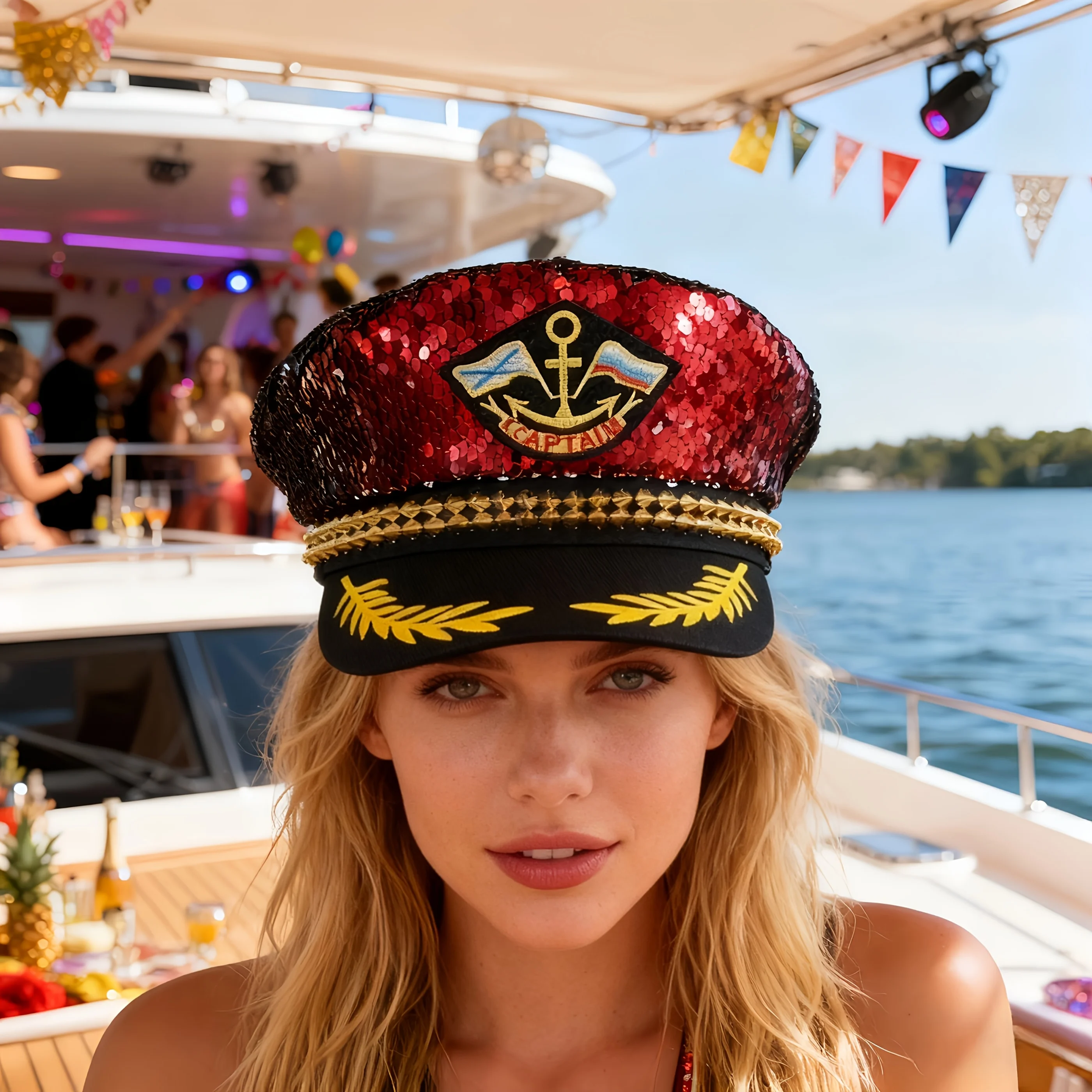 HongLuan красная/синяя/розовая шляпа капитана в стиле стимпанк с блестками для женского фестиваля Burning Man, военные аксессуары и военная кепка для мужчин
HongLuan красная/синяя/розовая шляпа капитана в стиле стимпанк с блестками для женского фестиваля Burning Man, военные аксессуары и военная кепка для мужчин