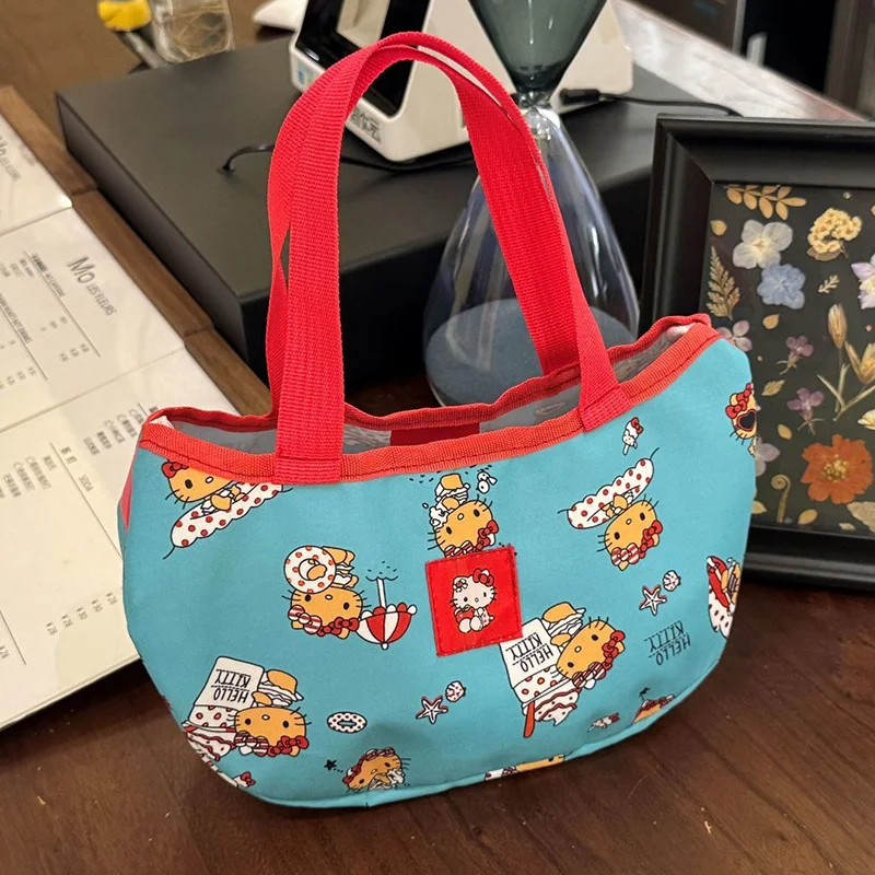 Kawaii Hello Kitty Handbag Cartoon Blue Print Kt Oxford Fabric Shoulder Bag Travel Portable Storage Bag Friend Birthday Gifts
Kawaii Hello Kitty Handbag Cartoon Blue Print Kt Oxford Fabric Shoulder Bag Travel Portable Storage Bag Friend Birthday Gifts
