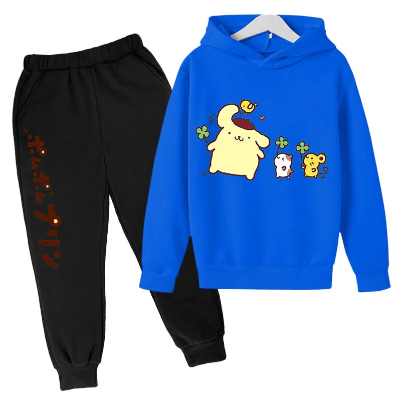 PompomPurin PompomPURin Boys and girls children's long-sleeved hoodie spring and autumn casual fashion baby clothing set
PompomPurin PompomPURin Boys and girls children's long-sleeved hoodie spring and autumn casual fashion baby clothing set