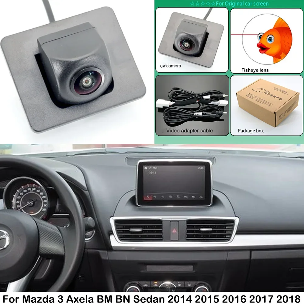 Оригинальный HD объектив «рыбий глаз» для Mazda 3 Axela BM BN Sedan 2014 2015 2016 2017 2018 OEM, Автомобильная камера заднего вида Plug and Play
Оригинальный HD объектив «рыбий глаз» для Mazda 3 Axela BM BN Sedan 2014 2015 2016 2017 2018 OEM, Автомобильная камера заднего вида Plug and Play