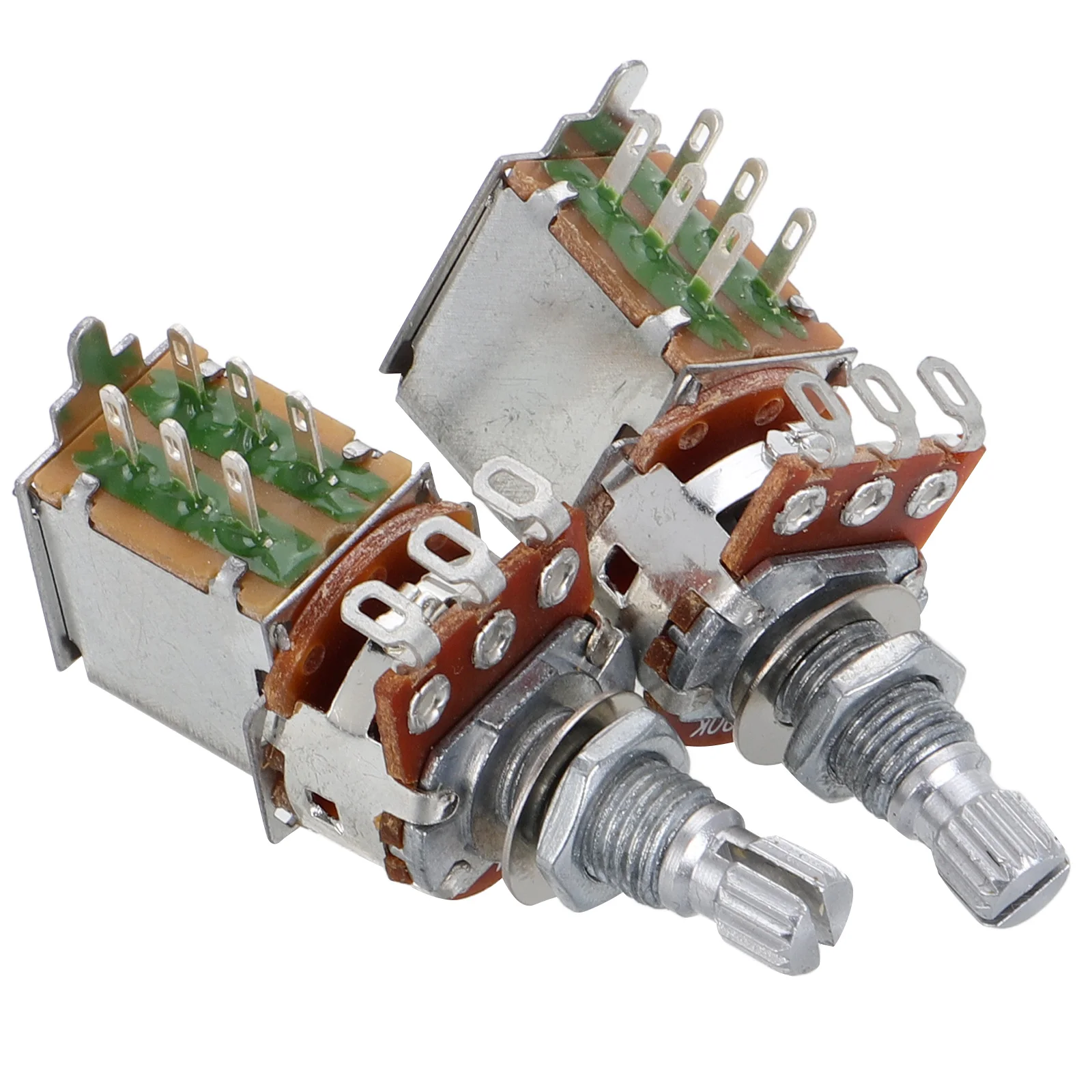 2pcs 500k Potentiometers Volume Control Potentiometer Electric Guitar Bass Precision Replacement Guitar Parts Metal
2pcs 500k Potentiometers Volume Control Potentiometer Electric Guitar Bass Precision Replacement Guitar Parts Metal