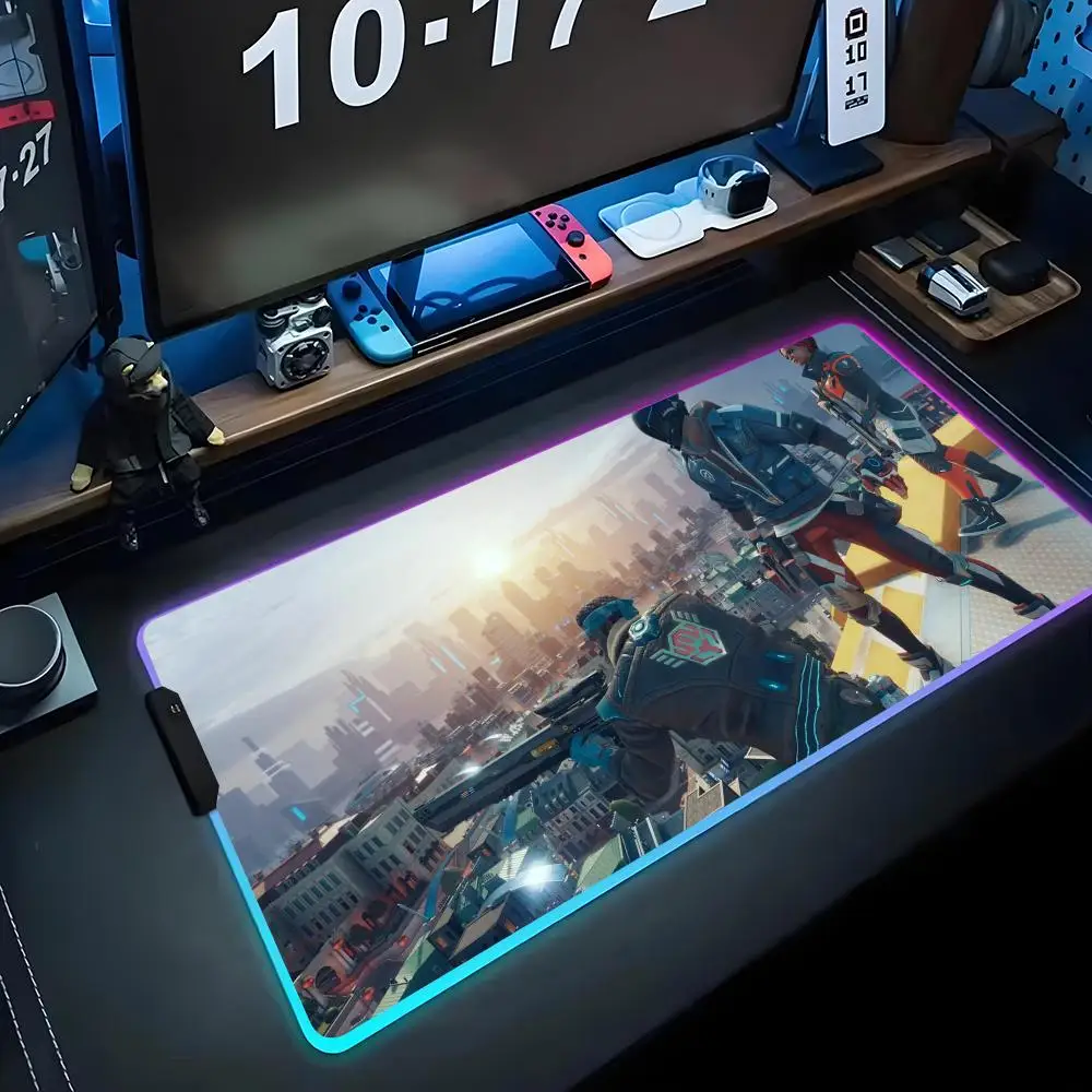 game hyper scape Mouse Pad RGB Gaming Mousepad Big LED Pad PC Desk Mat Luminous Mouse Pad Large Keyboard Mats Table Rug With
game hyper scape Mouse Pad RGB Gaming Mousepad Big LED Pad PC Desk Mat Luminous Mouse Pad Large Keyboard Mats Table Rug With