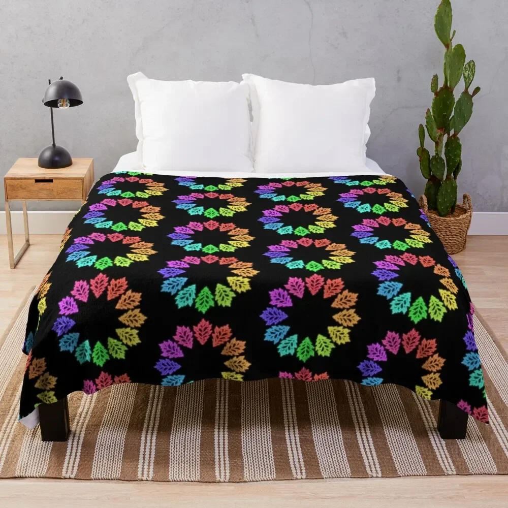 Rainbow Neon Light Oak Leaf Ring Throw Blanket Giant Sofa Winter beds Luxury Throw For Baby Blankets
Rainbow Neon Light Oak Leaf Ring Throw Blanket Giant Sofa Winter beds Luxury Throw For Baby Blankets