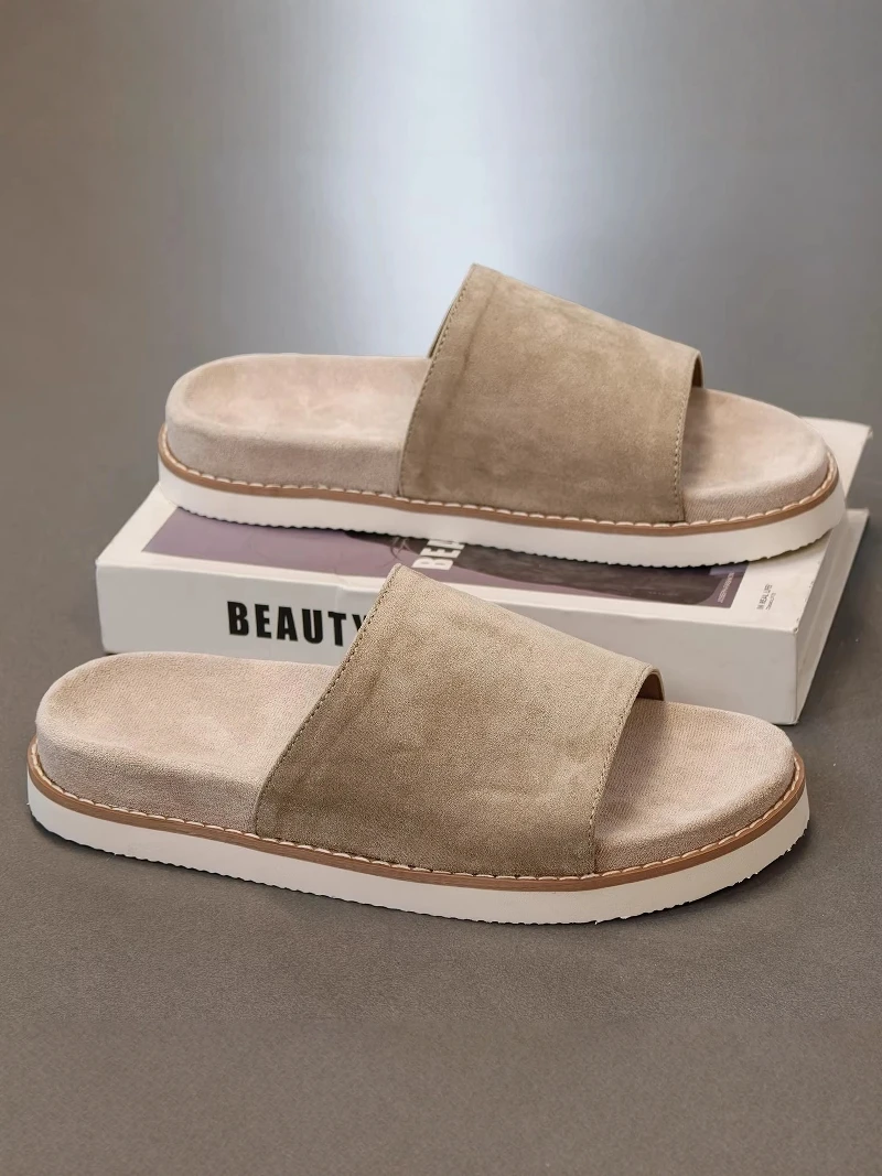 Men's Slippers Summer Outdoor Wearable Anti-Slip Odor-Resistant Water Sports Flat Sandals Breathable Low Heel
Men's Slippers Summer Outdoor Wearable Anti-Slip Odor-Resistant Water Sports Flat Sandals Breathable Low Heel