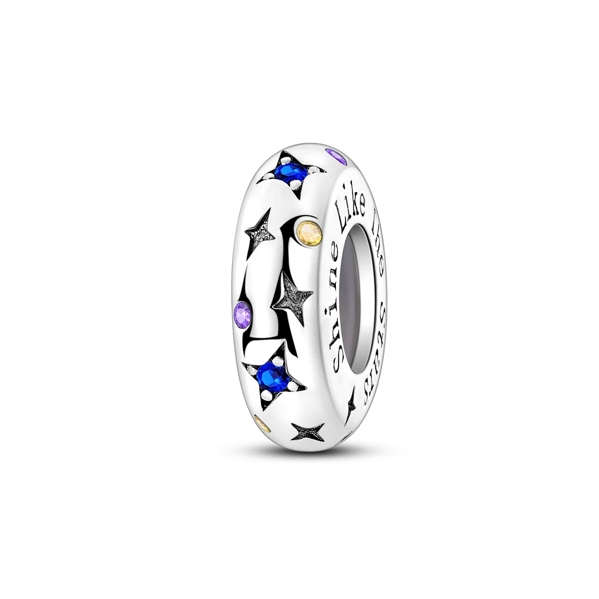 925 Sterling Silver Sparkling Star Stopper Clip Charm CZ Bead Fit Bracelets Necklace Anti Slip Women Fashion Jewelry Accessory
925 Sterling Silver Sparkling Star Stopper Clip Charm CZ Bead Fit Bracelets Necklace Anti Slip Women Fashion Jewelry Accessory